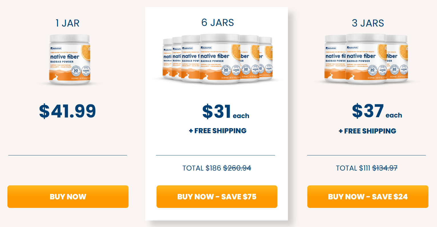 NativePath Native Fiber pricing