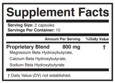 Thermo Burn Pro Supplement Facts